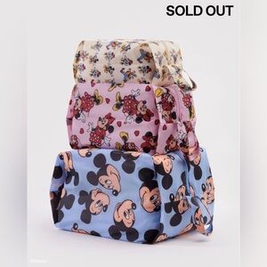 ✨NWT BAGGU Disney 3D Zip Set (Mickey, Minnie & Friends) - SOLD OUT